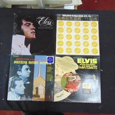 Vintage vinyl albums lot - ELVIS!! multiple record ...