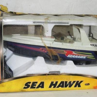 Nikko Sea Hawk Remote Control Boat - In original b ...