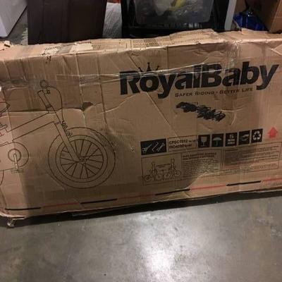 Royal Baby 15 Bike - Purple; Box damaged Bike OK