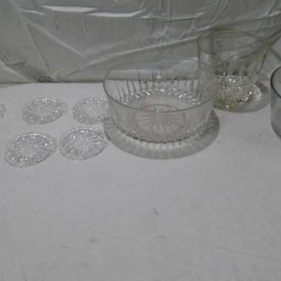 Lot of Glass Bowls and Coasters