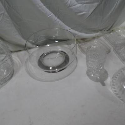 Lot of Ornate Glassware