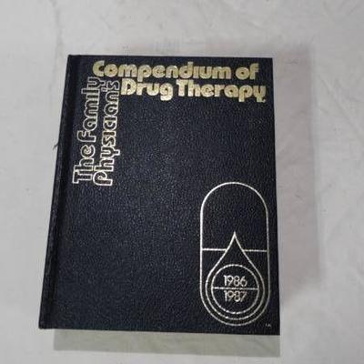1986 1987 Compendium of Drug Therapy Book