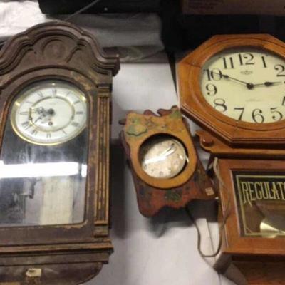 Ridgeway, Miller, Vintage Clocks. Lot Details, Pics & Bidding at bidlive.uniquevintique.com

