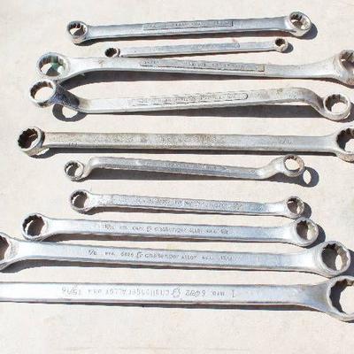 10 box end wrenches- Mix brands- Challenger- Craft ...