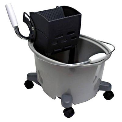 Quickie 5-Gallon Commercial Mop Wringer Bucket wit ...