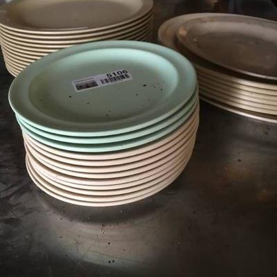 Lot of Round and Oval Plates Platters