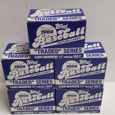 1988 Topps Baseball Complete Traded Update Sets Lo ...