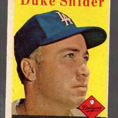 1958 Topps Duke Snider #88 Los Angeles Dodgers HOF