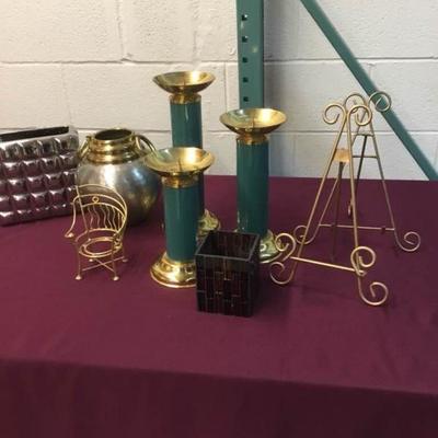 Misc. Vases, Candle Holders