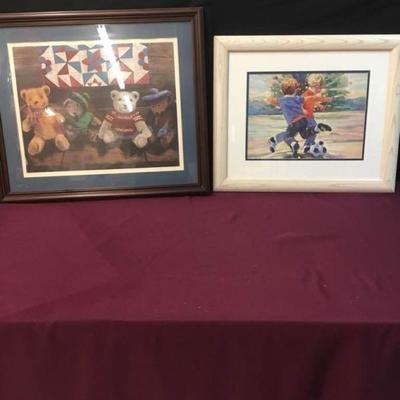 Framed Art - Teddy Bears