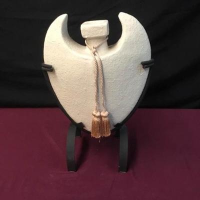 Decorative Ceramic Vase with Metal