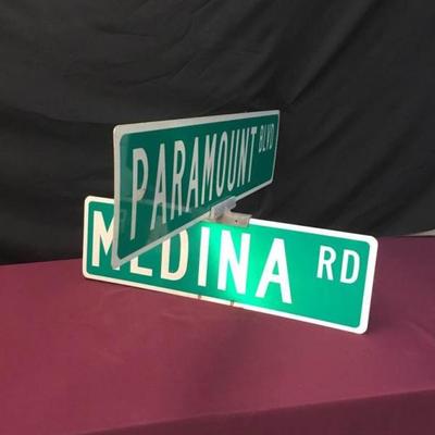 Metal Street Sign