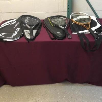 Tennis Racquets and Bags