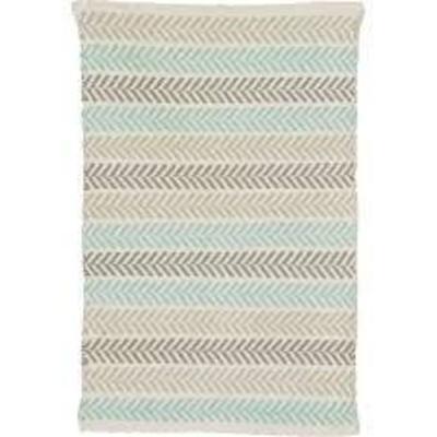 Altair 3 Piece Hand Woven Cotton Turquoise Beige T ...