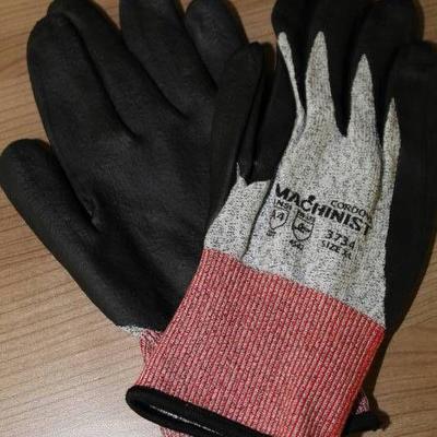 12 pairs - Cordova Machinist XL Size Cut Gloves.