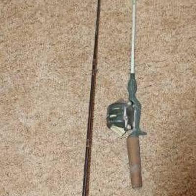 Lot of 2 Rod And Reels