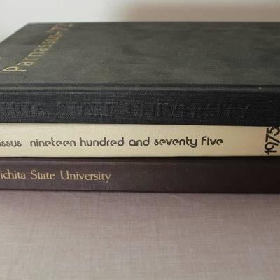 Lot of 3 WSU Yearbooks 1972, 1975 and 1977