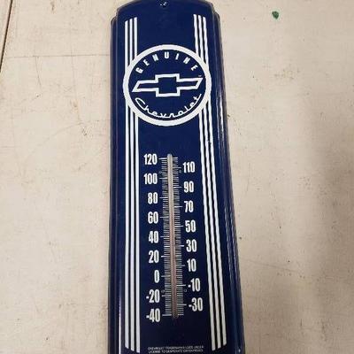 Chevrolet Metal Wall Thermometer
