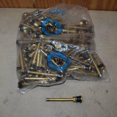 100 Brass Valve Stems