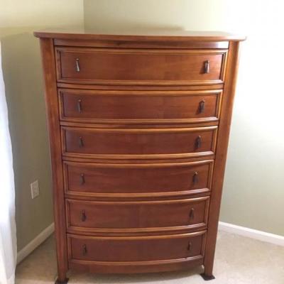 Tall Curved Front Dresser