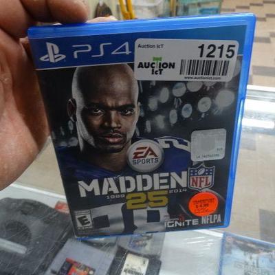 PS4 Madden 25 Game
