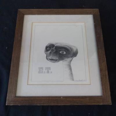 Hand Drawing of ET '83...