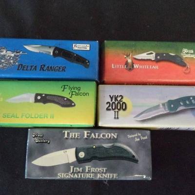 5 Pocket Knives...