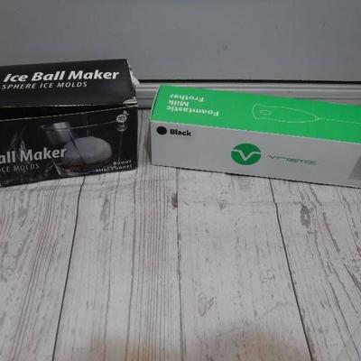 Ice Ball Maker and Milk Frother