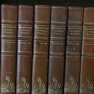 Set of Washington Irving's Works Books