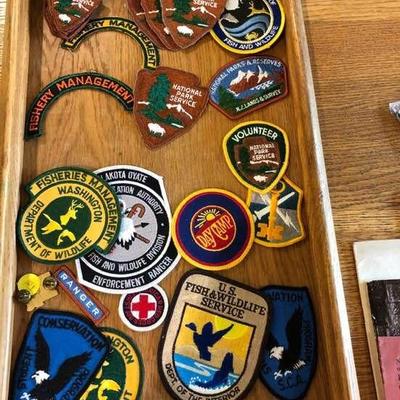 A collection of national Park badges
