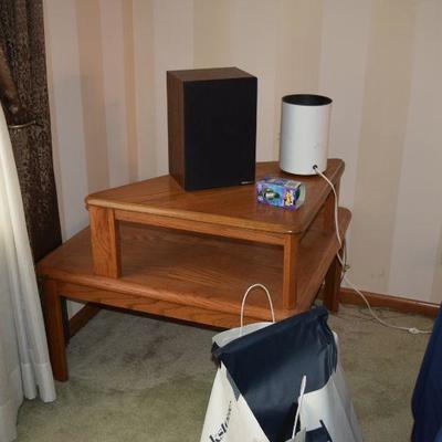 Corner Table and Speaker