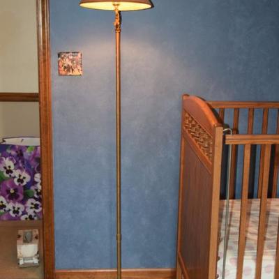 Floor Lamp and Toddler Bed