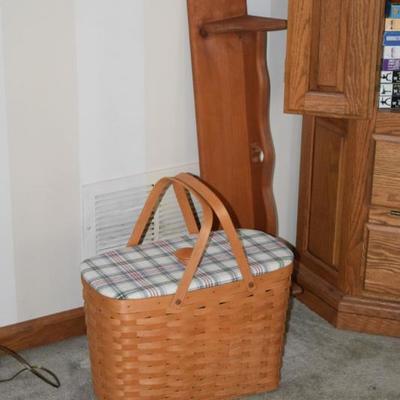 Woven Basket and Shelf