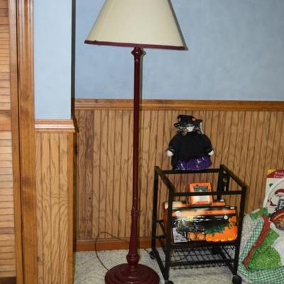 Floor Lamp and Seasonal Decor