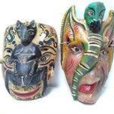 Handmade Mexican Masks
