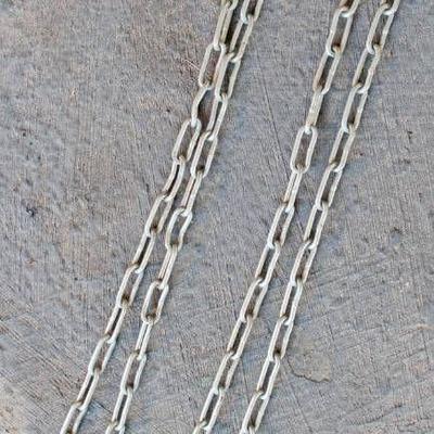 Chain With Two Hooks - Approximately 12 Feet Long