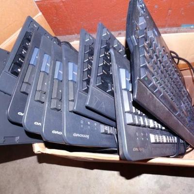Box of keyboards..