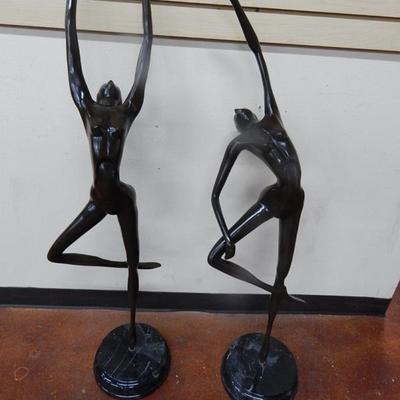 Art Deco Style Bronze Dancers  46