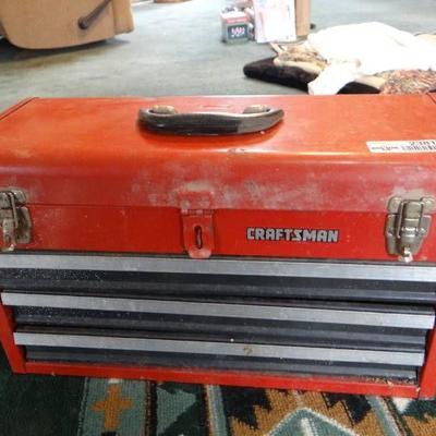 Craftsman tool box with contents.