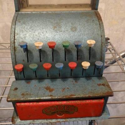 Codge made in england cash register toy.