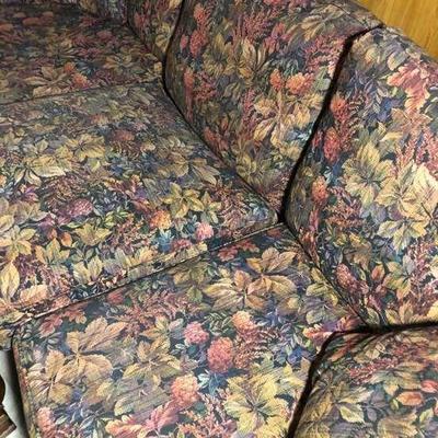 Ethan Allen Floral Sofa
