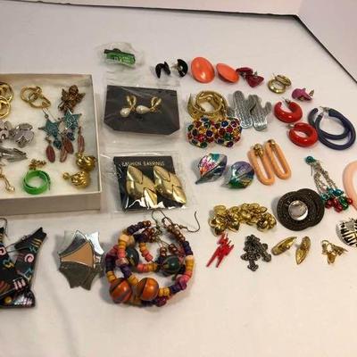 Large Selection of Costume Earings