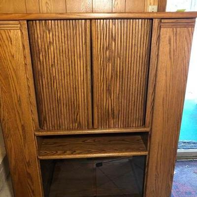 Wooden Entertainment Center