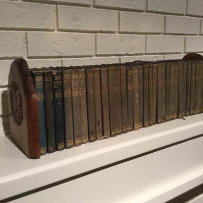 Leather bound 30-book collection