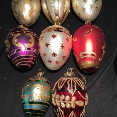 Egg Shaped Ornaments