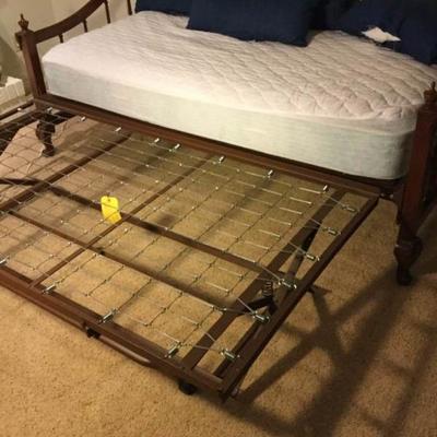 Day Bed (Trundle) with Wood Frame