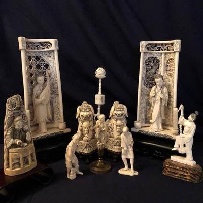 Unusually collection of Asian Statues