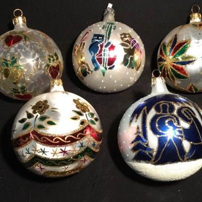 Round Radko Ornaments