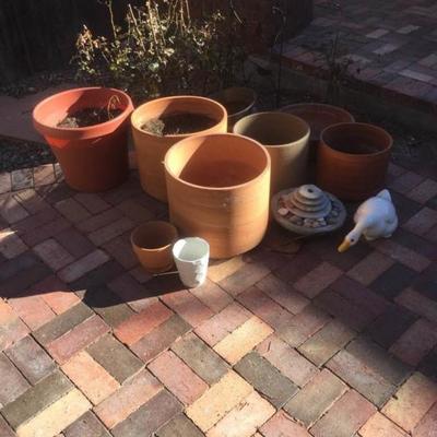 Various Pots and Patio Items