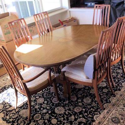 KCW118 Philippine Mahogany Dining Table and Chairs
